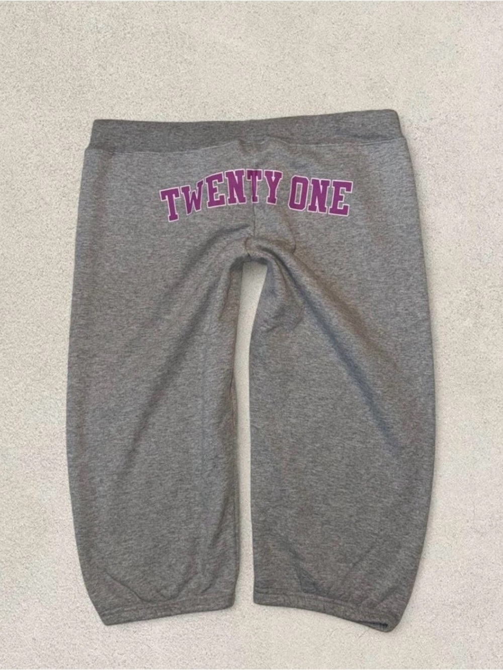 Y2K Rue 21 Low Rise Drawstring Capri Sweatpants Women's M